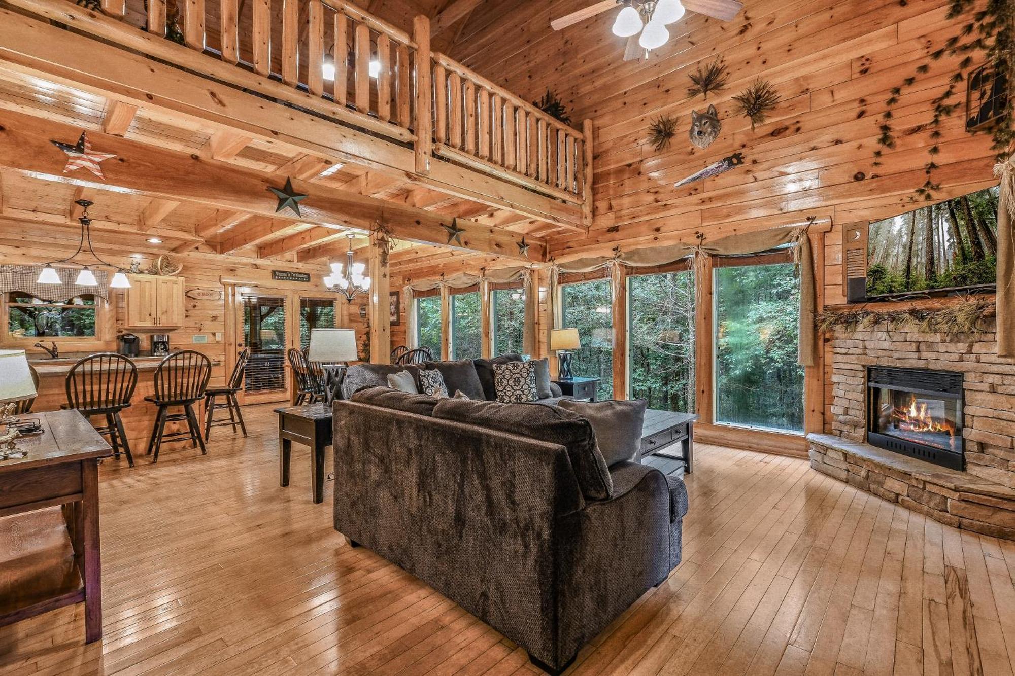 Mountain Spirit Cabin Waldens Creek Exterior foto